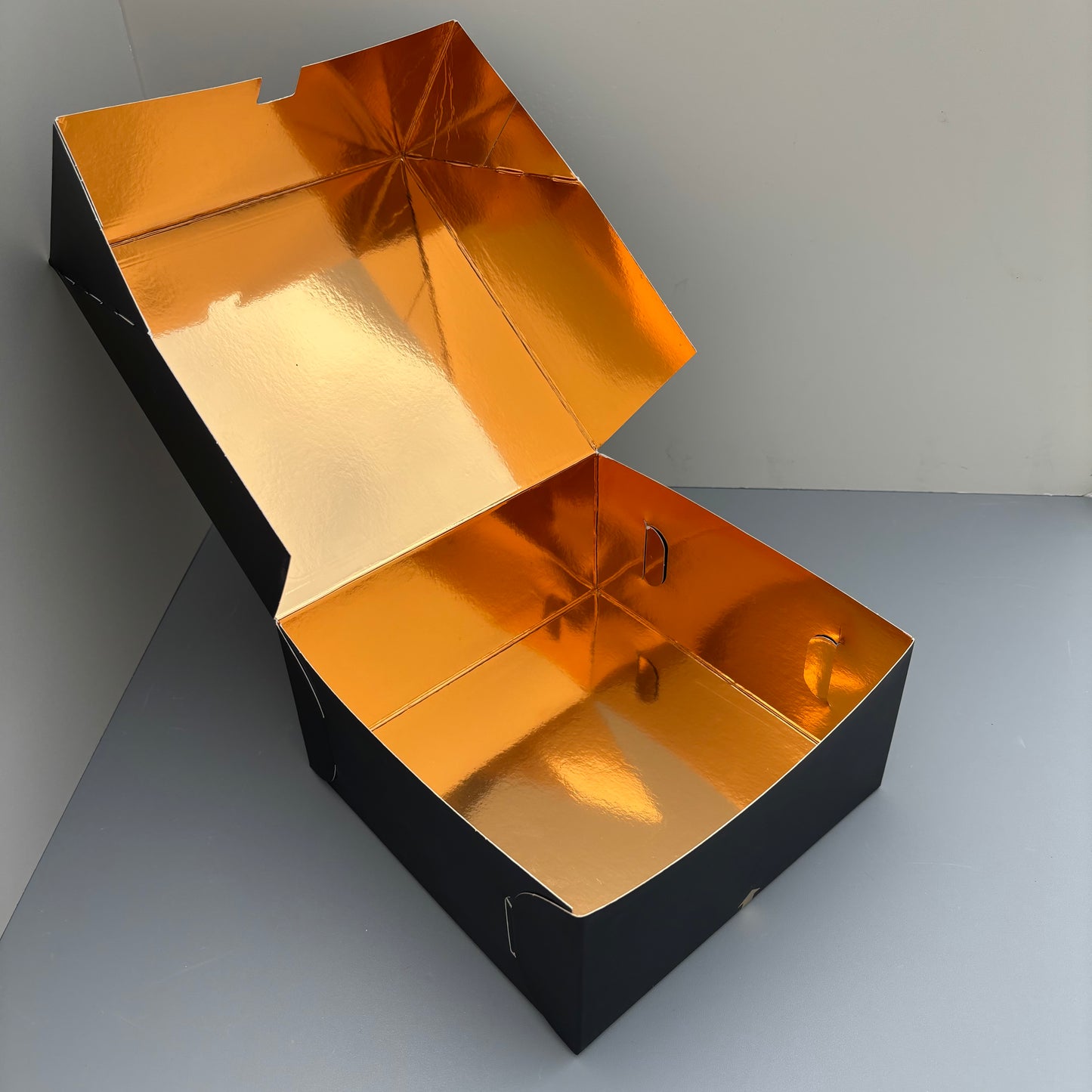10PCS Rose Gold Paper Card Box for 4 Mini Cakes