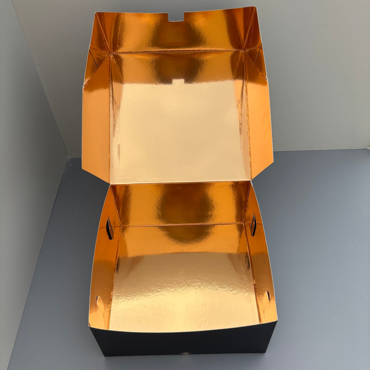 10PCS Rose Gold Paper Card Box for 4 Mini Cakes