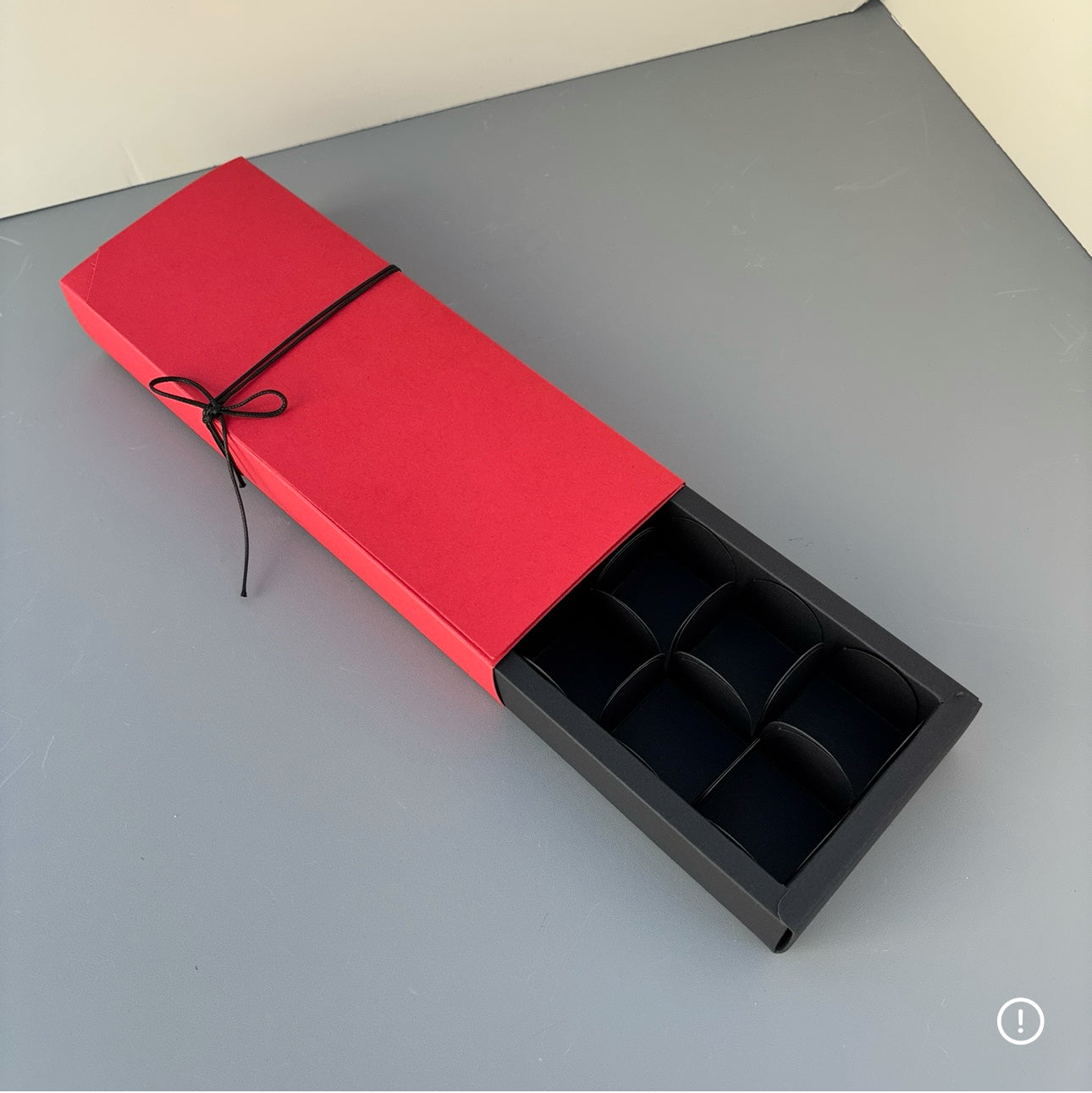 50PCS 12-chocolate box with red sleeve