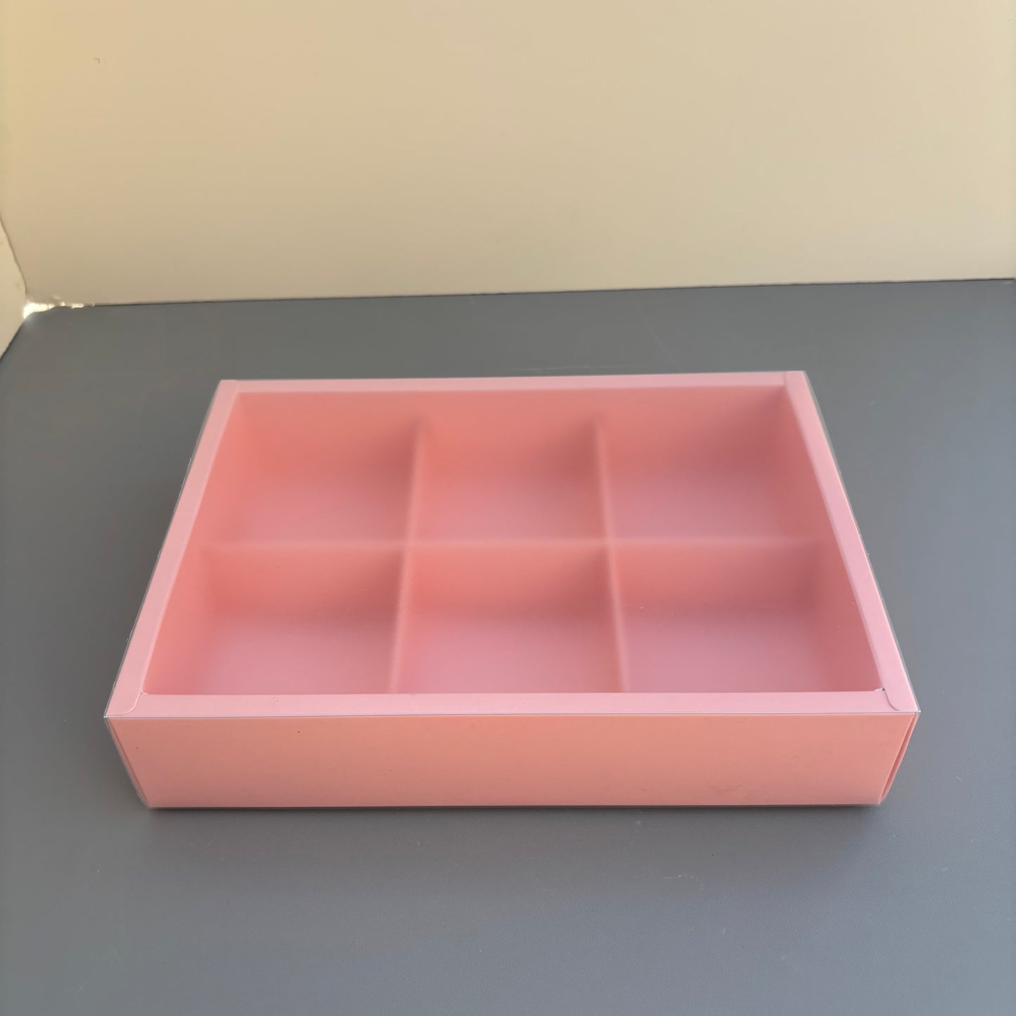 20PCS 6-compartments mooncake & cookies box with clear sleeve