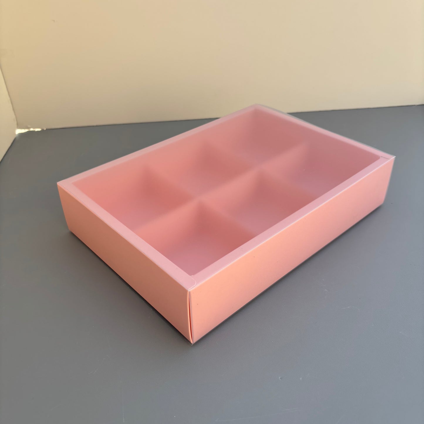 20PCS 6-compartments mooncake & cookies box with clear sleeve