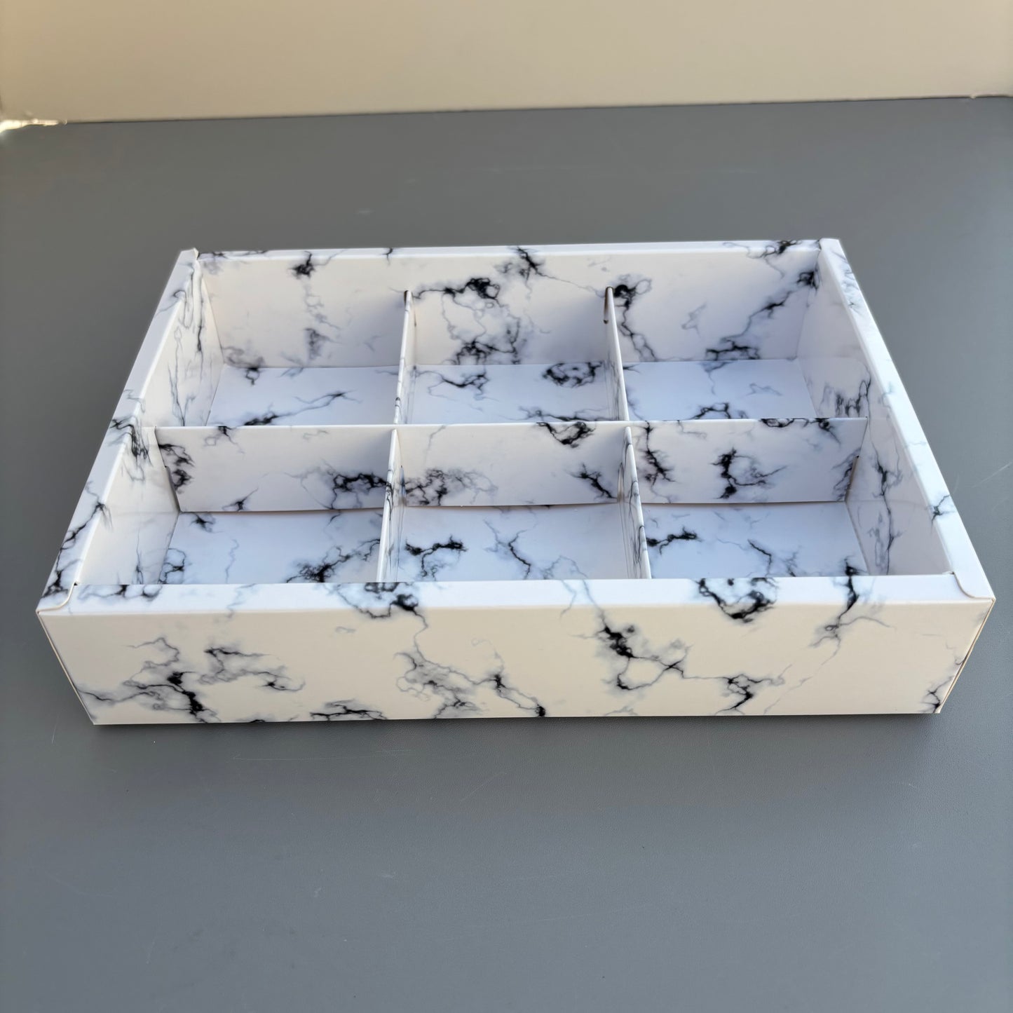 20PCS 6-compartments mooncake & cookies box with clear sleeve