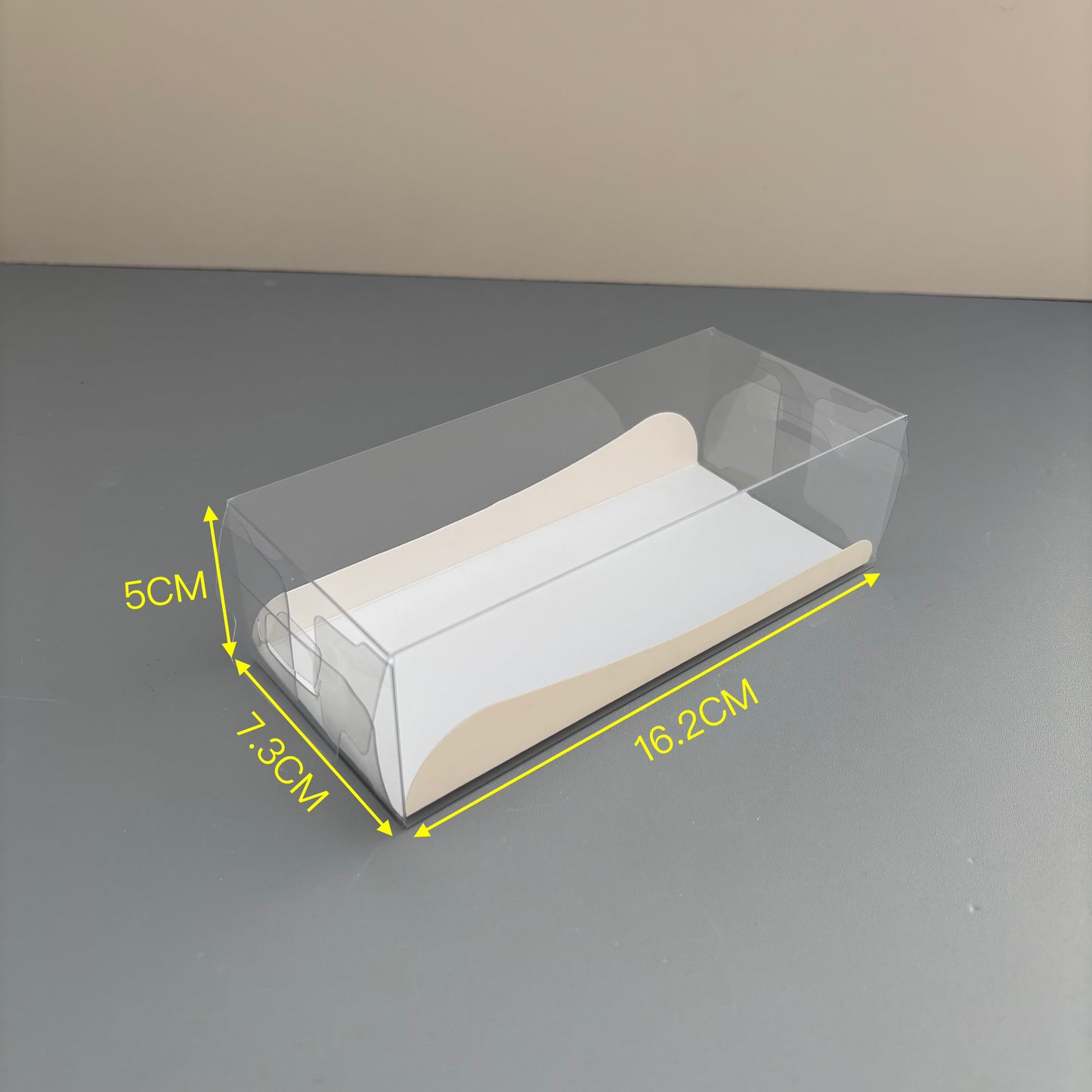 50PCS Clear Single Cakesicle Box with Paper Insert