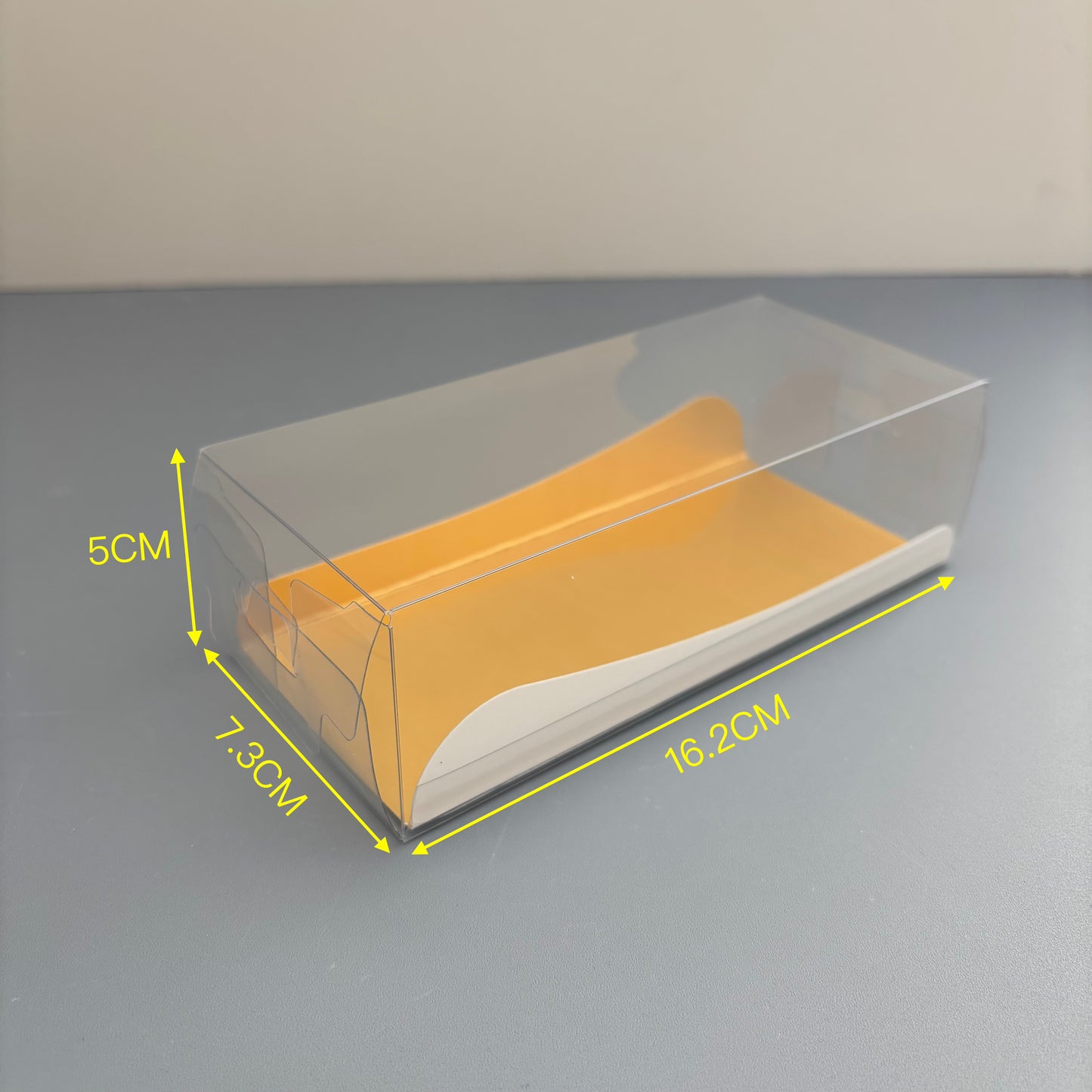 50PCS Clear Single Cakesicle Box with Paper Insert
