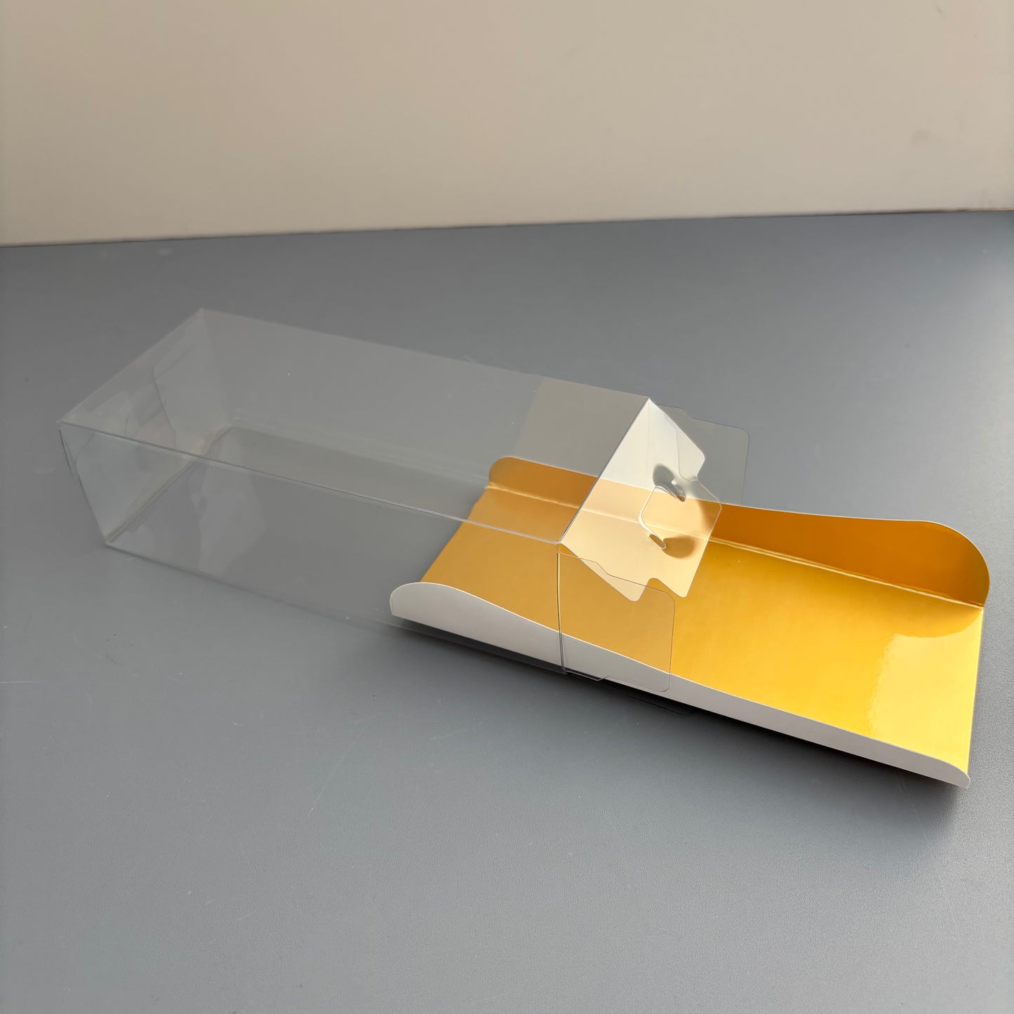 50PCS Clear Single Cakesicle Box with Paper Insert