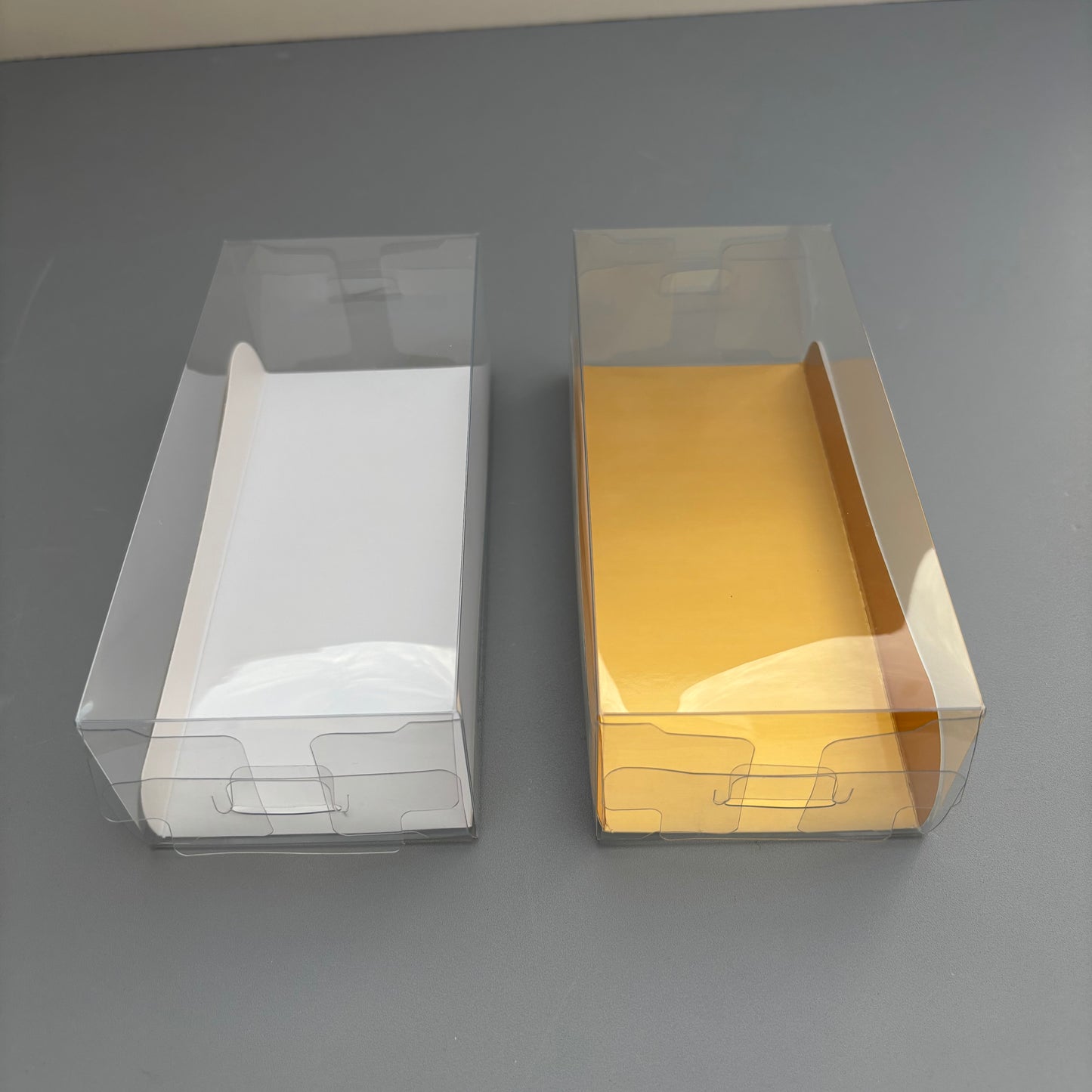 50PCS Clear Single Cakesicle Box with Paper Insert