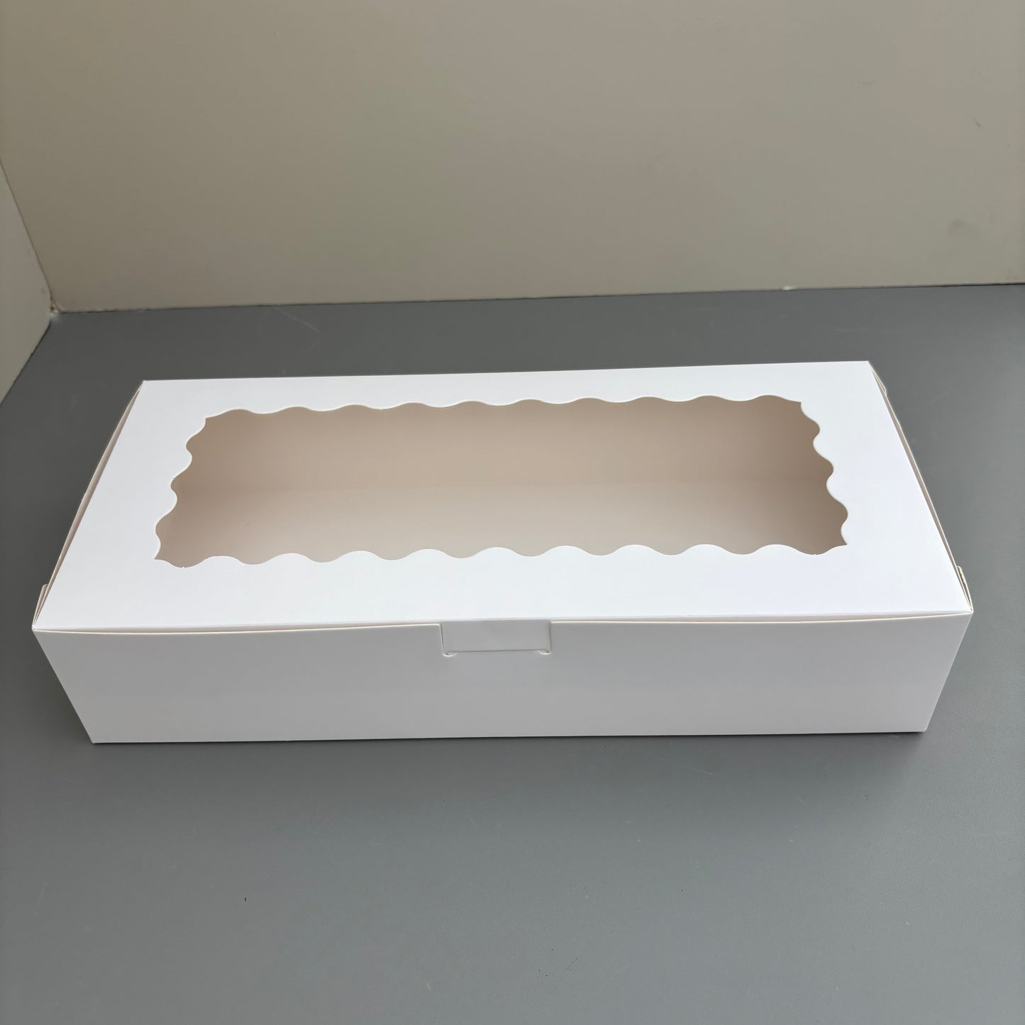 50PCS White Cookies & Chocolate Covered Strawberry Bakery Box with Window