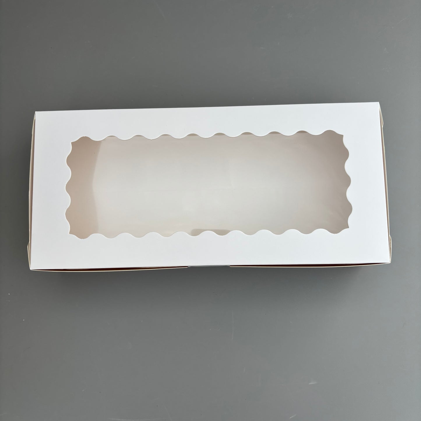 50PCS White Cookies & Chocolate Covered Strawberry Bakery Box with Window