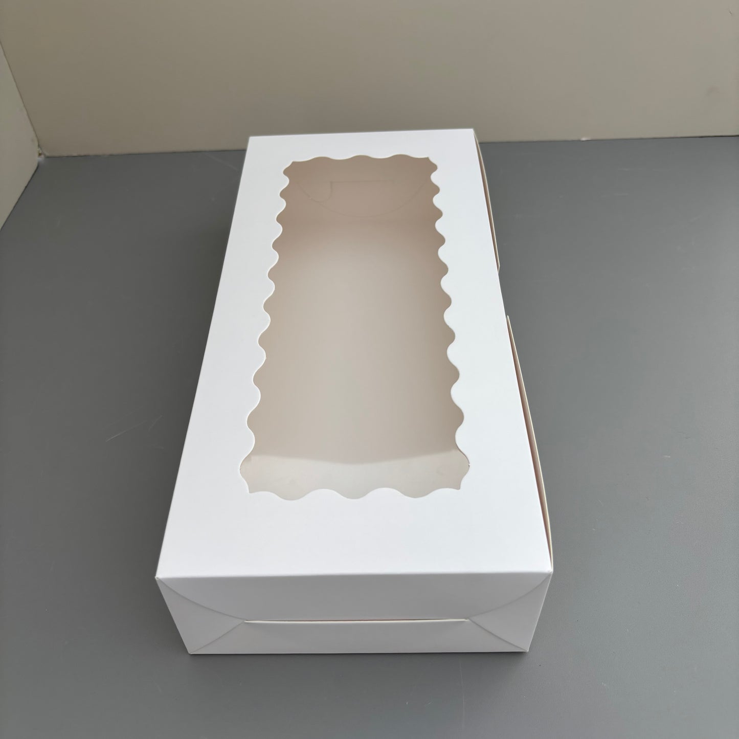 50PCS White Cookies & Chocolate Covered Strawberry Bakery Box with Window
