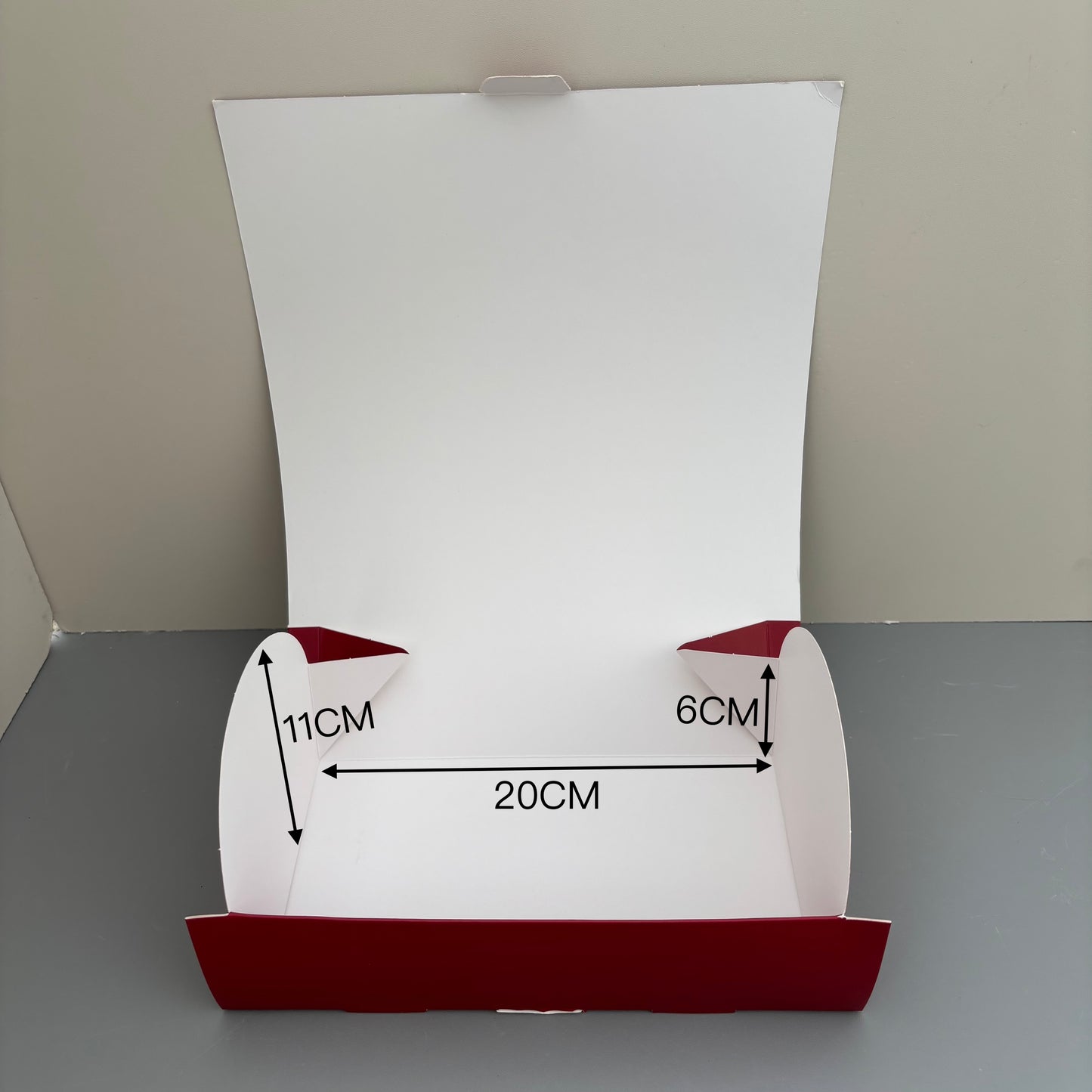 20PCS Roll Cake Sweet Dessert Pastry Paper Box