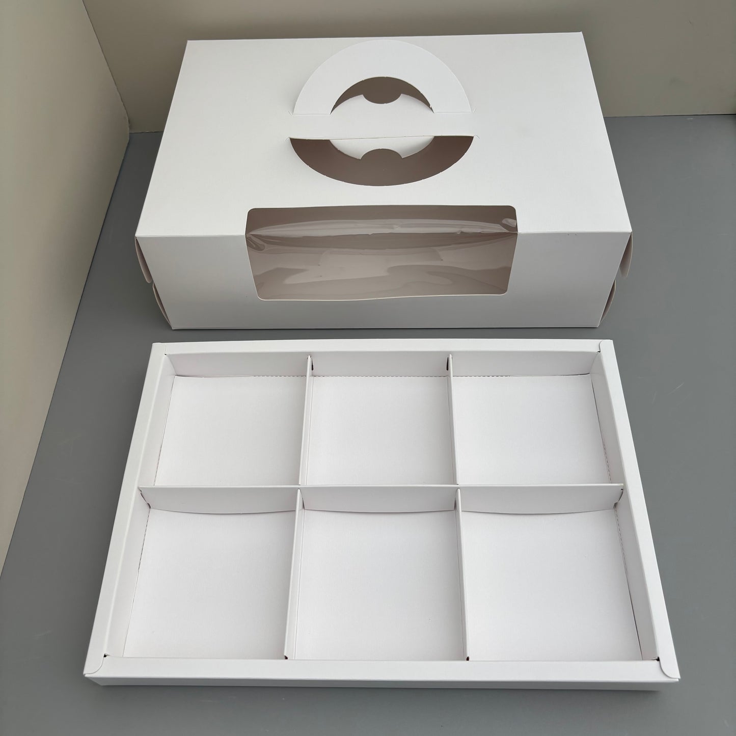 20PCS 6-compartments mini cake box