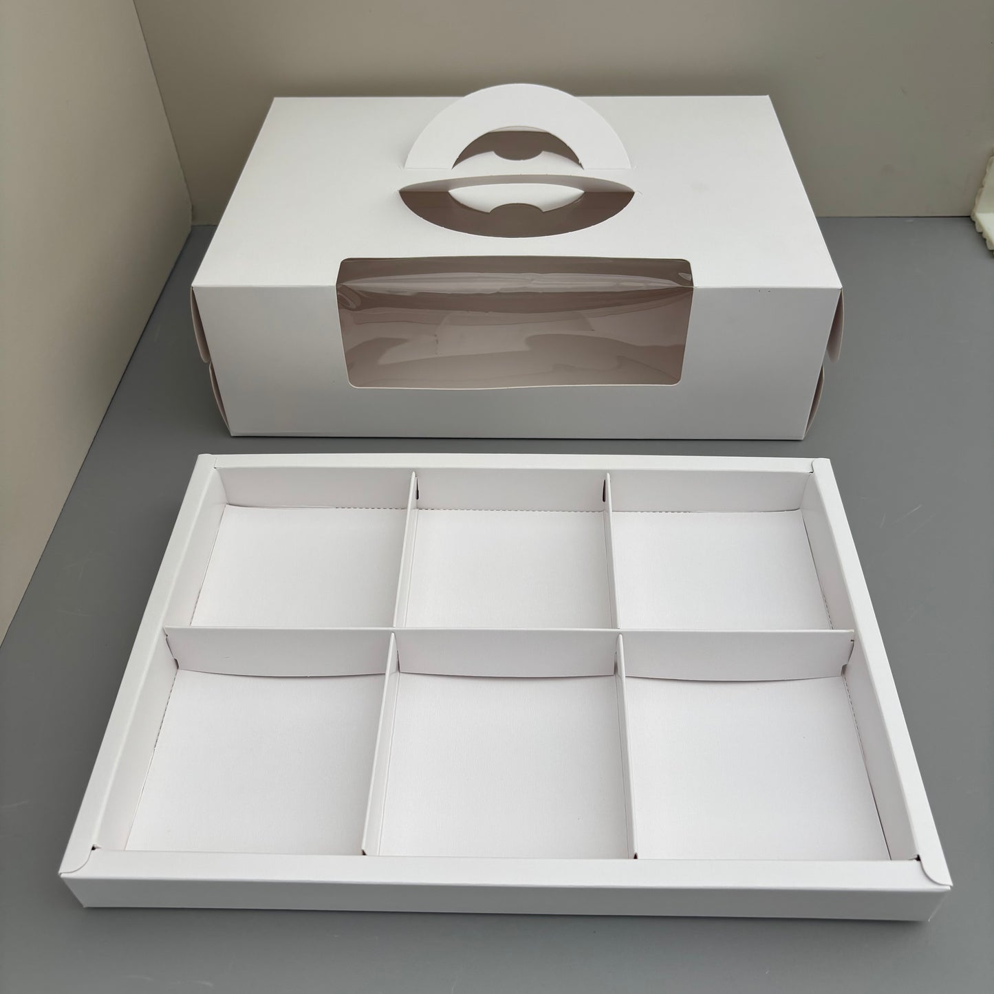 20PCS 6-compartments mini cake box