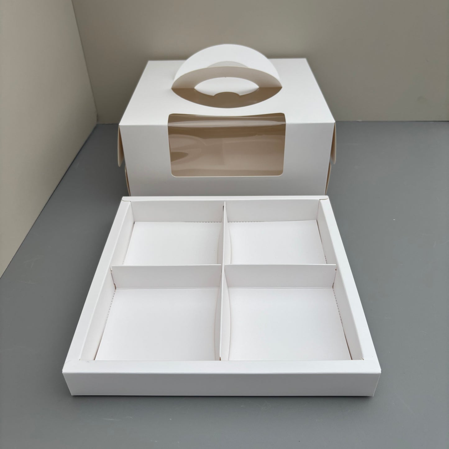 20PCS 4-compartments mini cake box