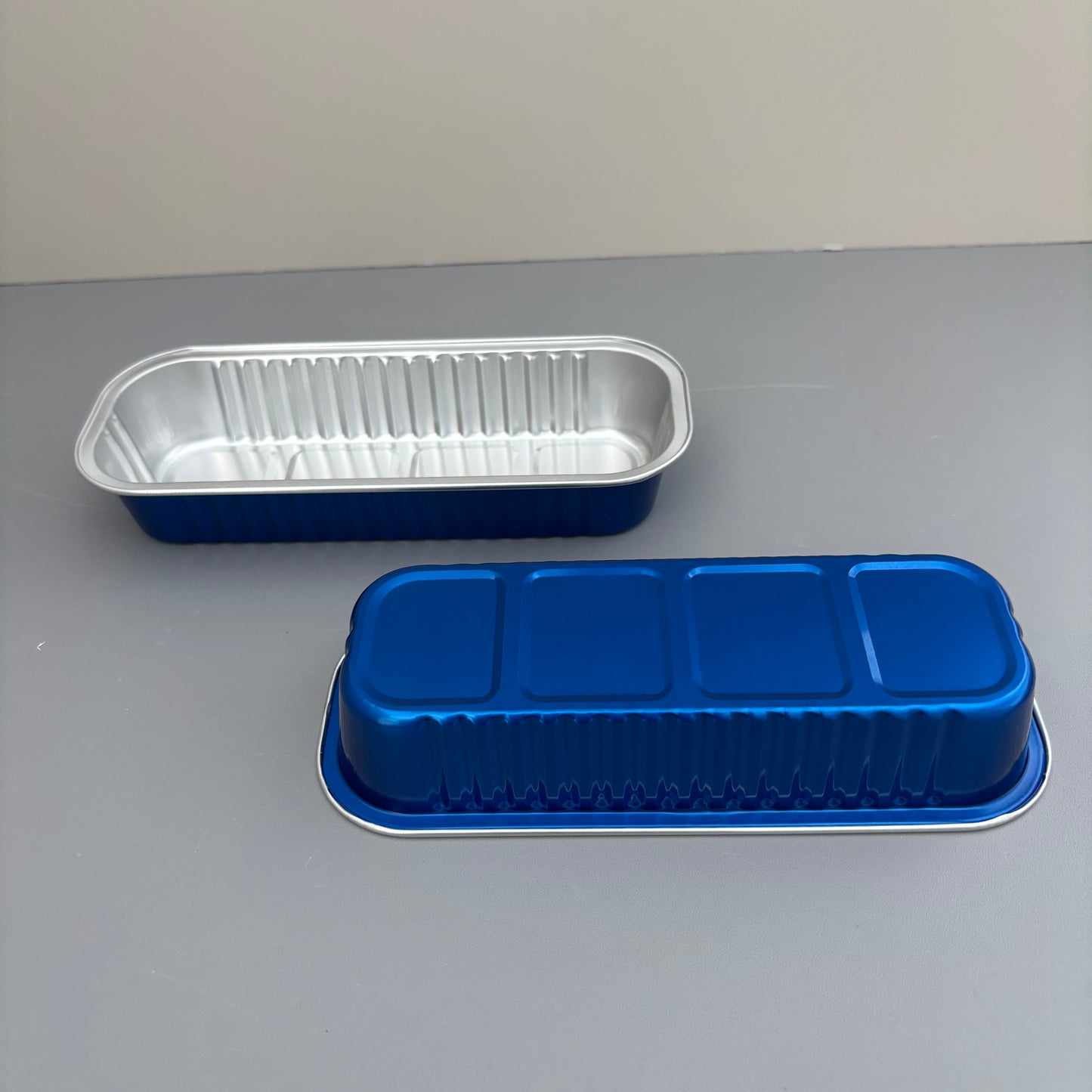 100PCS 200ML Aluminum Bakery Pan Baking with Clear Cover