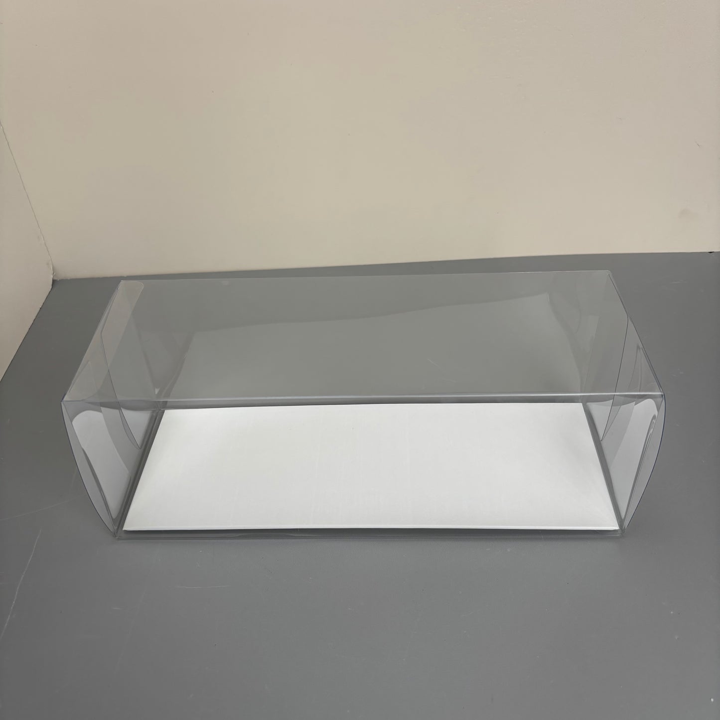 20PCS Long Cake Dessert Clear Box with Paper Board