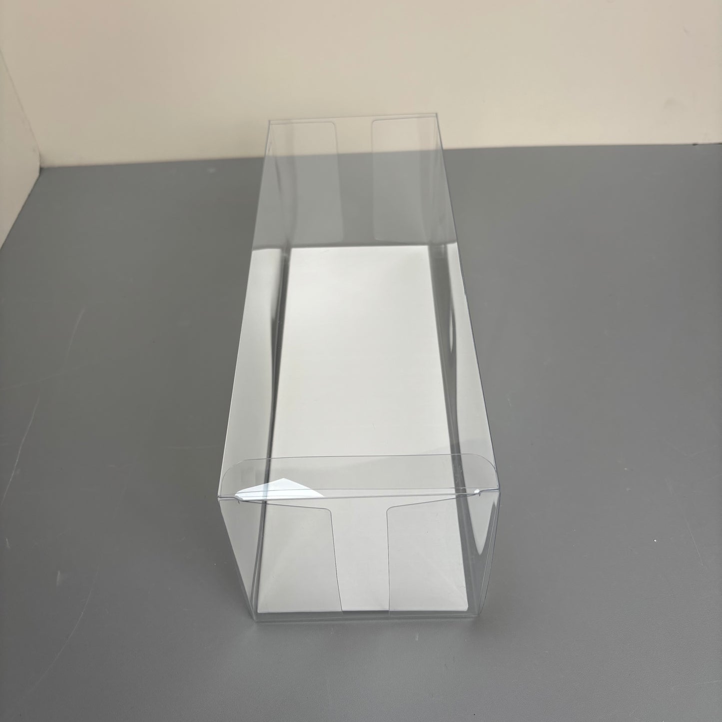 20PCS Long Cake Dessert Clear Box with Paper Board