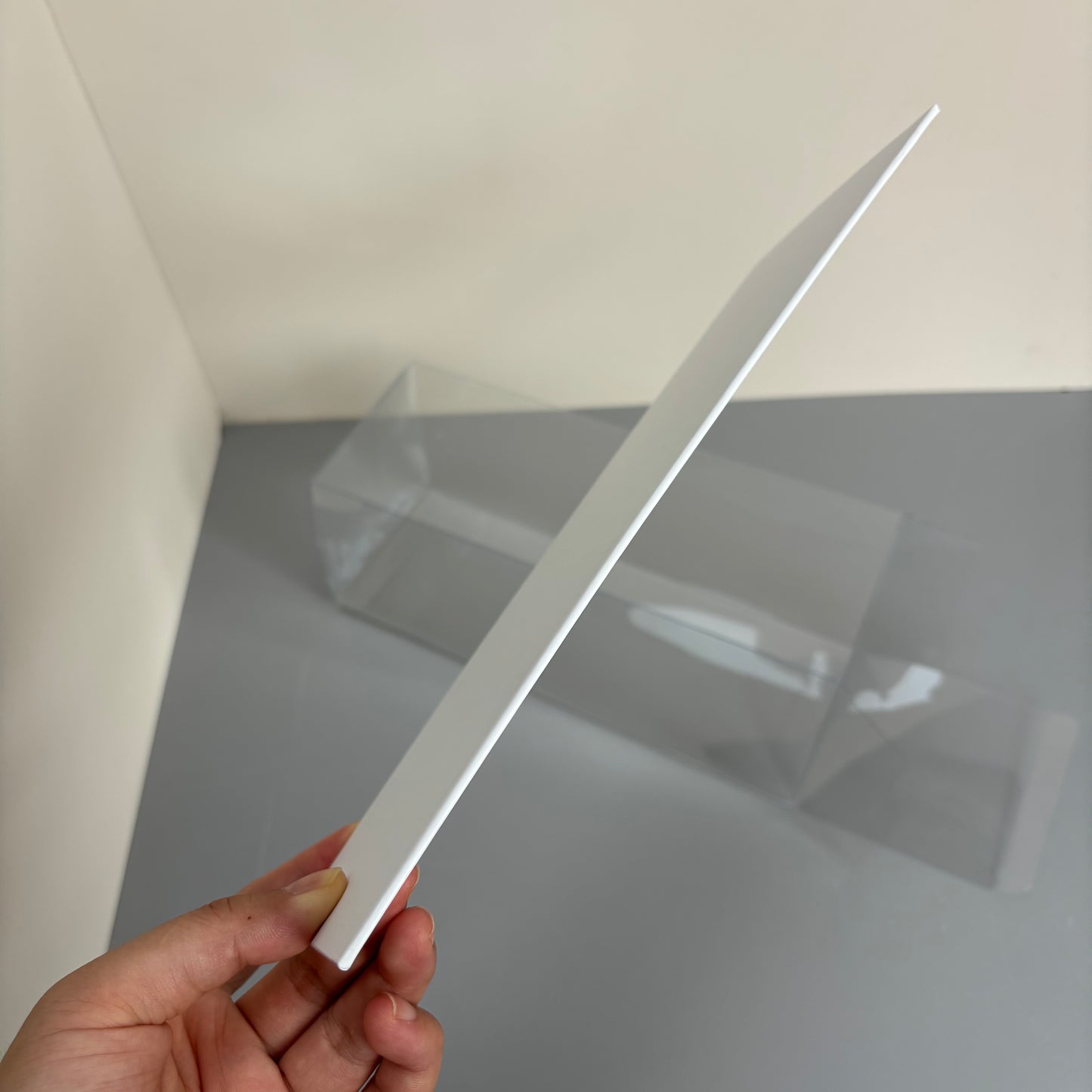 20PCS Long Cake Dessert Clear Box with Paper Board