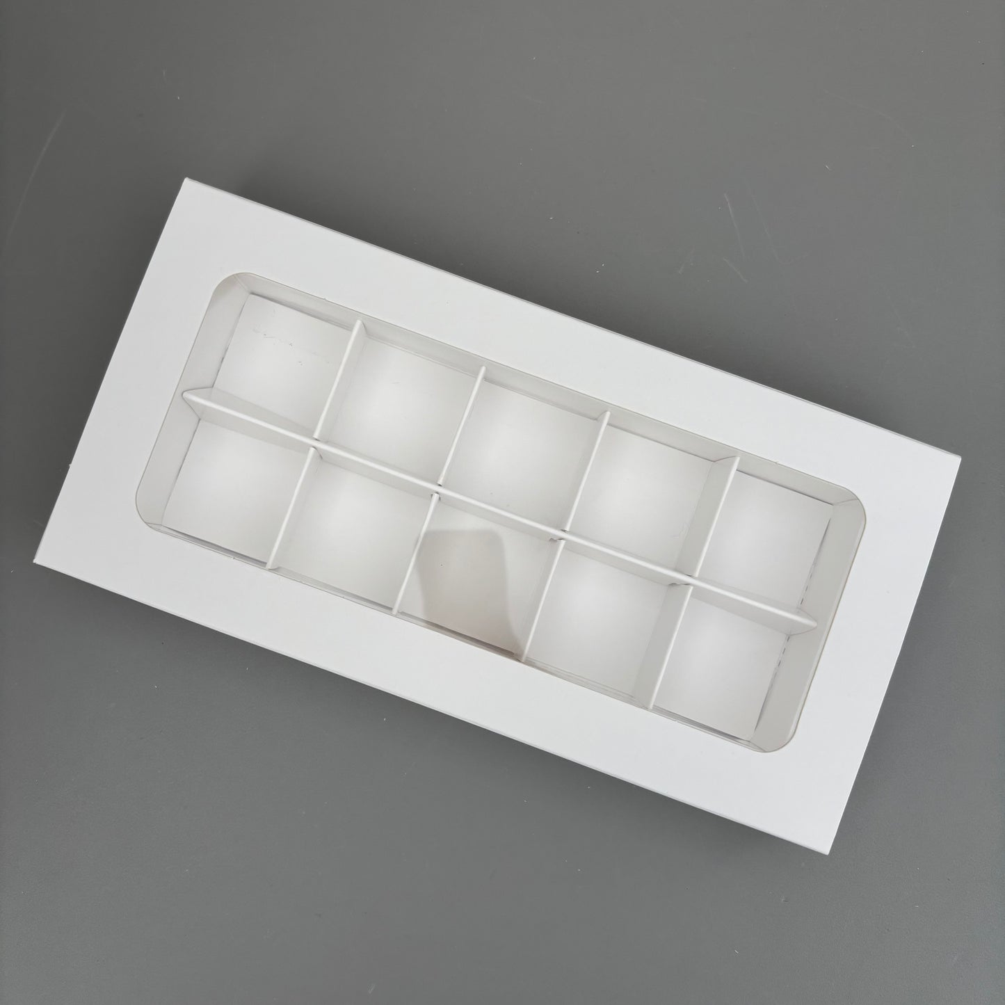 10PCS 10-cells Bonbon Chocolate & Mini Macaroons Drawer Box