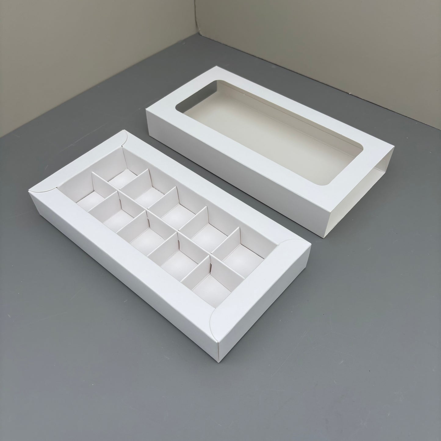 10PCS 10-cells Bonbon Chocolate & Mini Macaroons Drawer Box