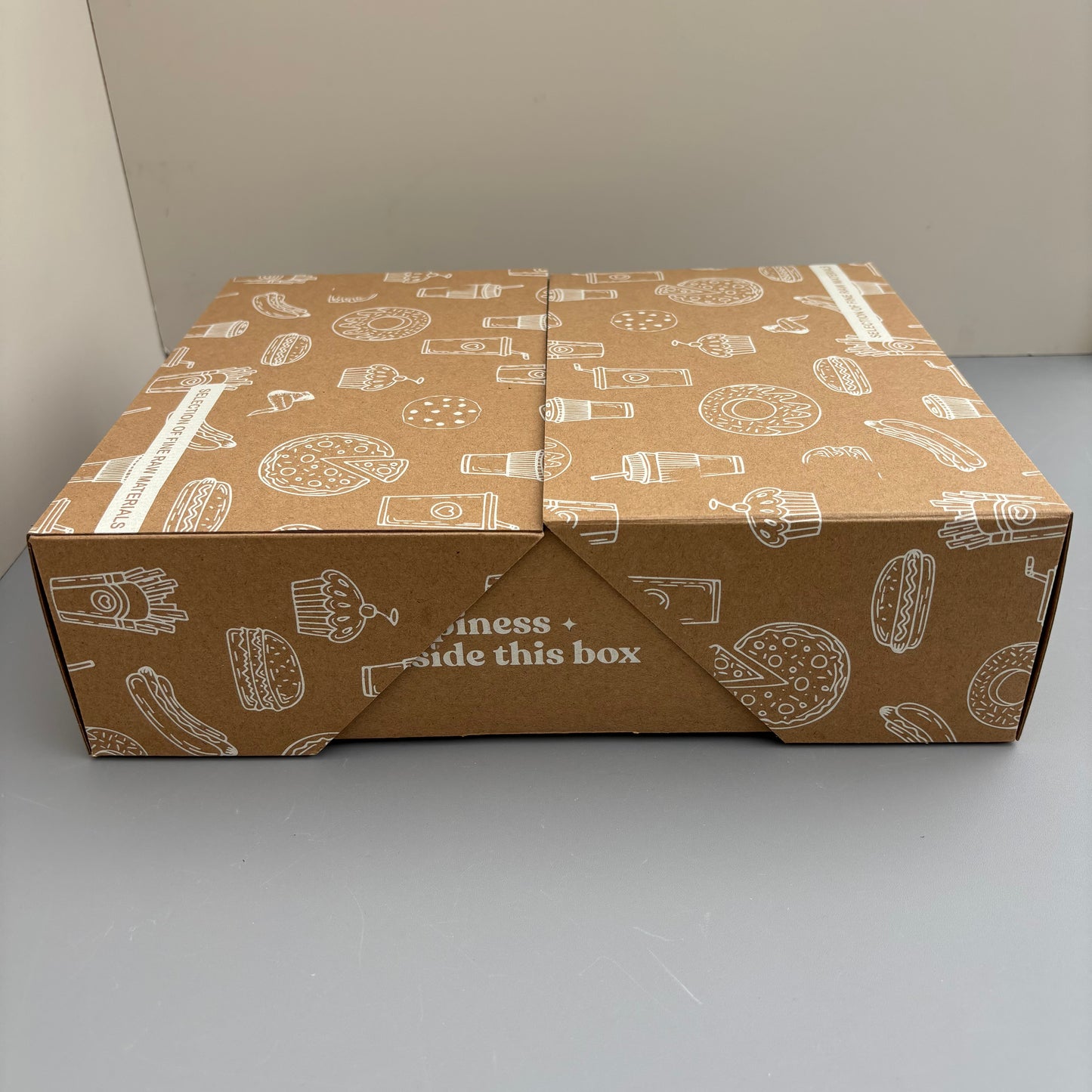 10 Boxes Kraft 2 Pieces Special Drawer Sleeve Box for Charcuterie Food Snack Fruit