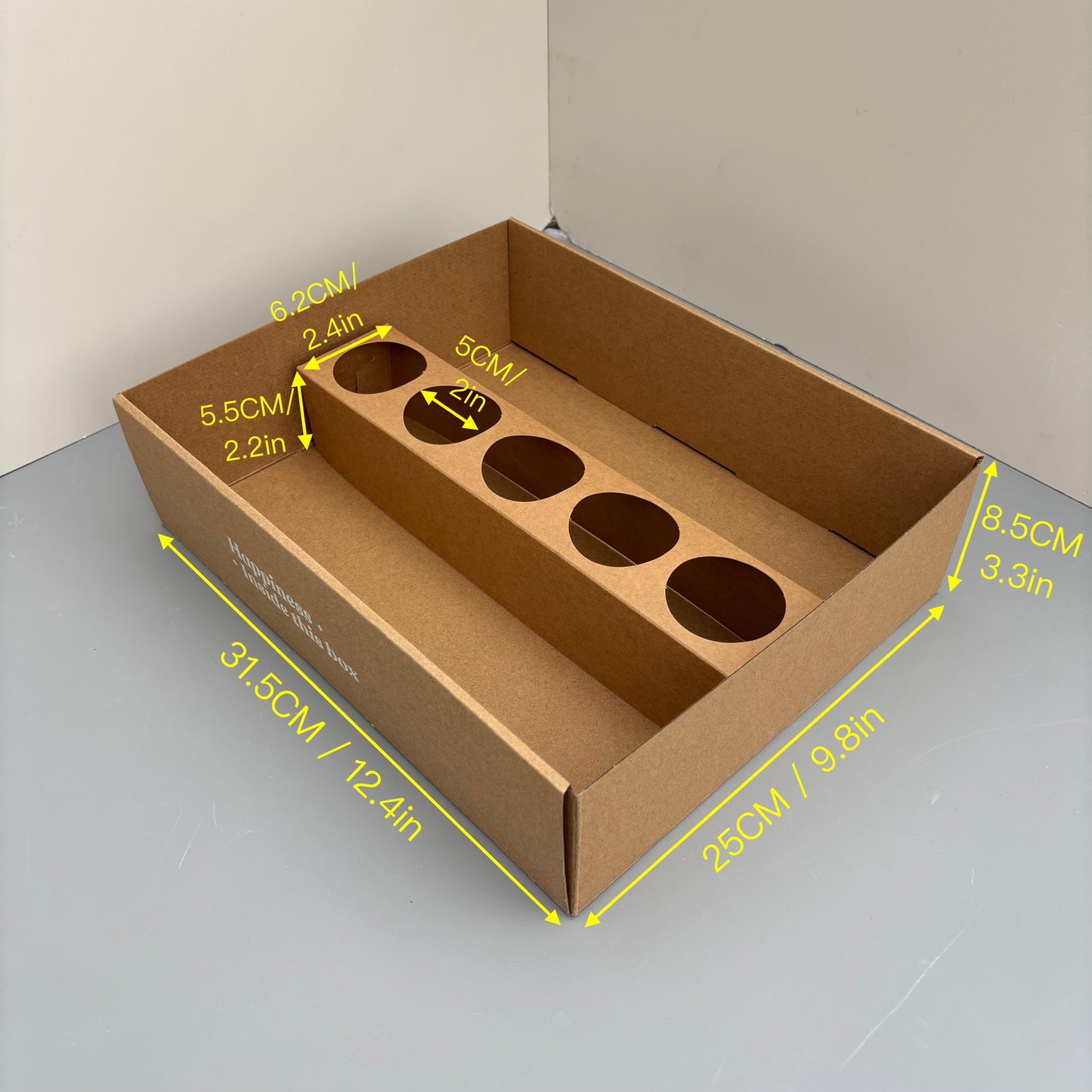 10 Boxes Kraft 2 Pieces Special Drawer Sleeve Box for Charcuterie Food Snack Fruit