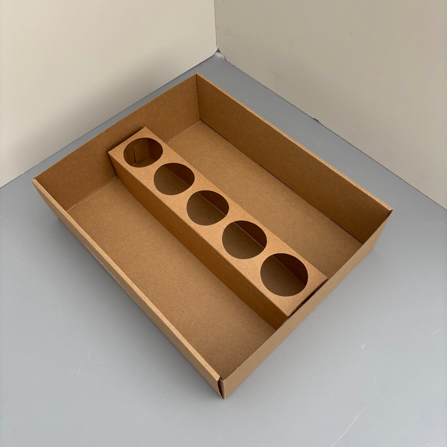 10 Boxes Kraft 2 Pieces Special Drawer Sleeve Box for Charcuterie Food Snack Fruit