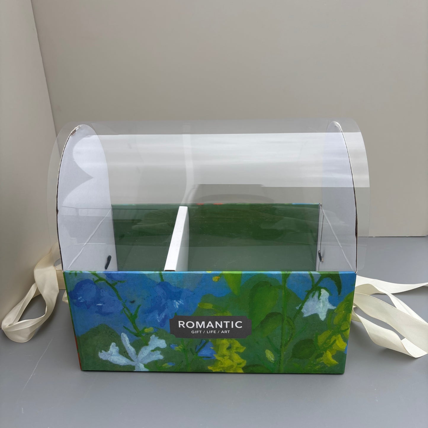 5 Boxes Green Flower & Cake Box