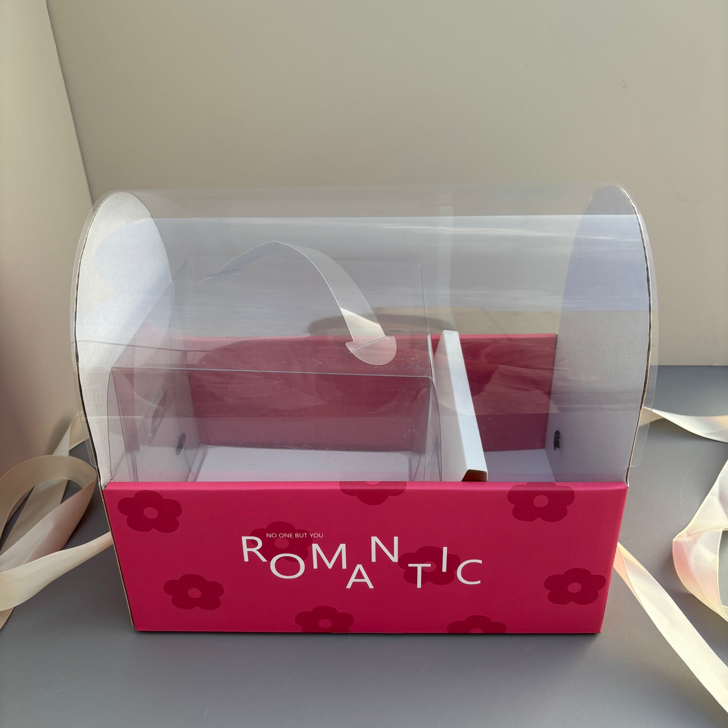 5 Boxes Red Flower & Cake Box