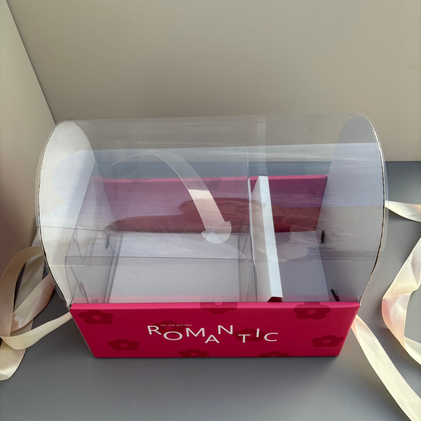 5 Boxes Red Flower & Cake Box