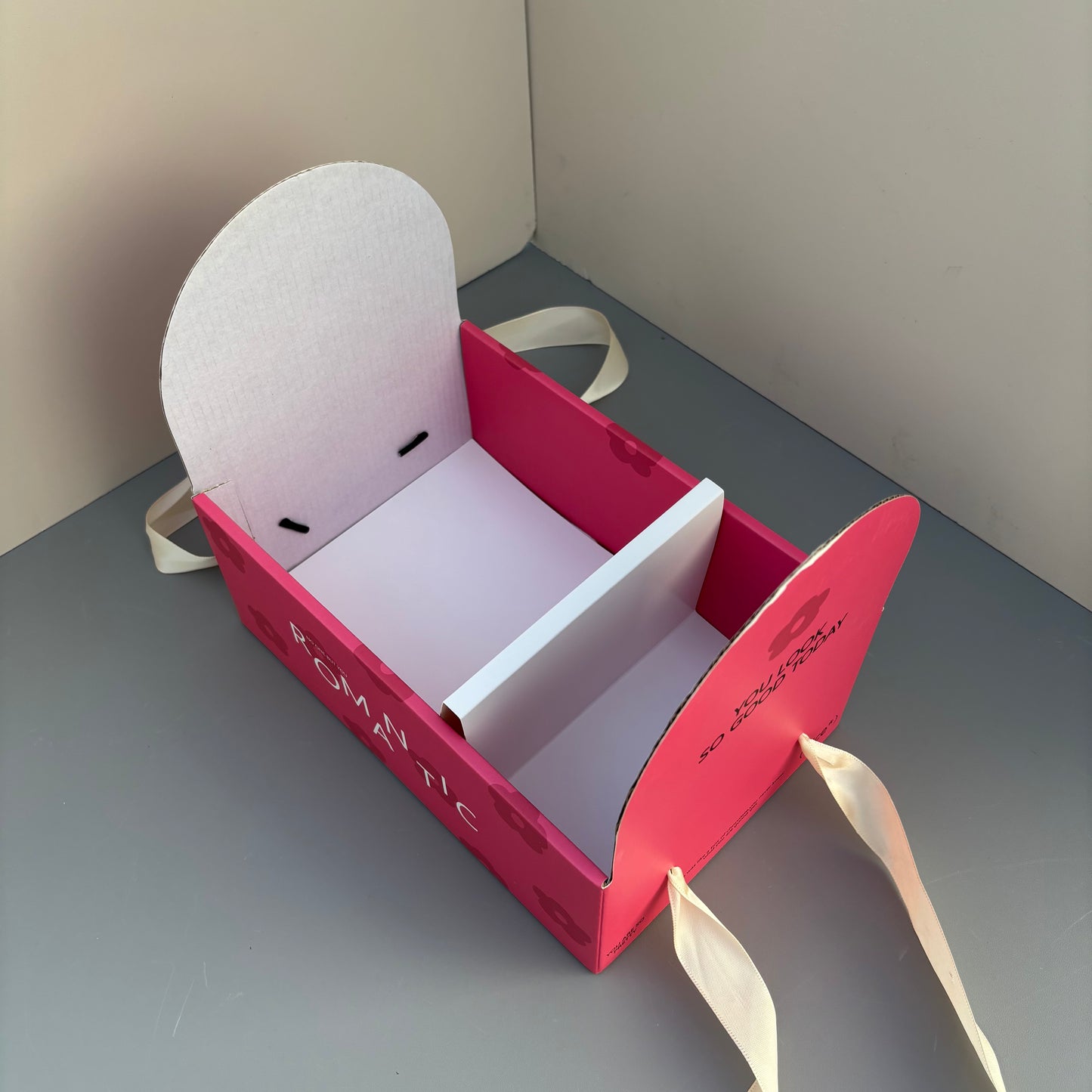 5 Boxes Red Flower & Cake Box
