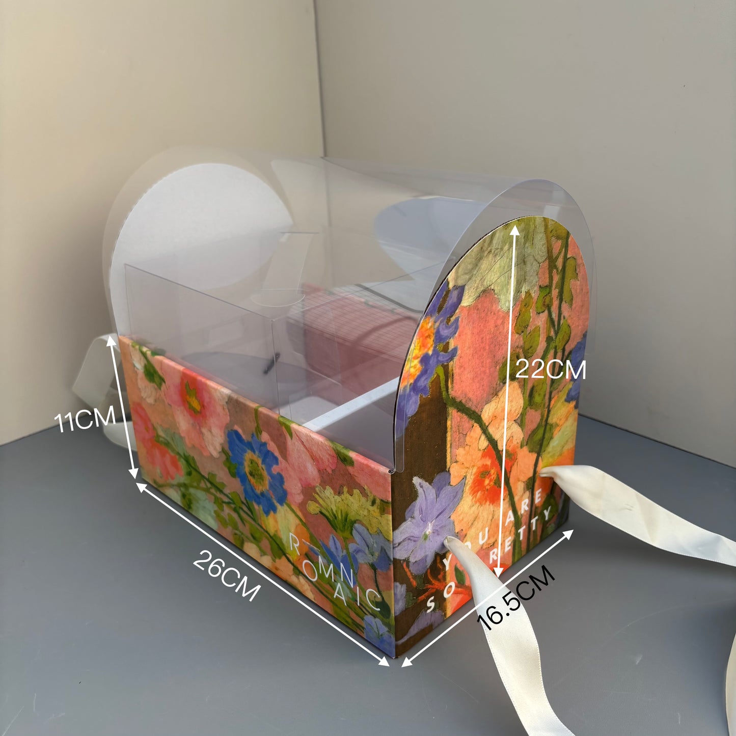 5 Boxes Flower & Cake Box