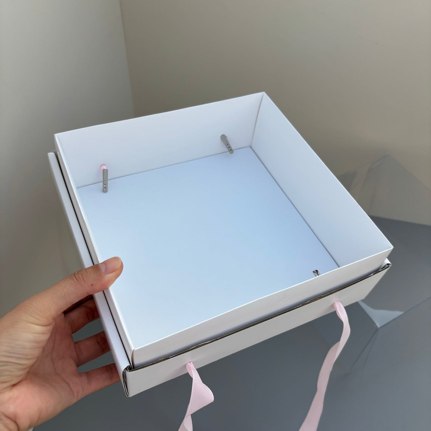 10PCS Luxury Cake Box for 4in/6in/8in Cheese Cake (Cake board included)