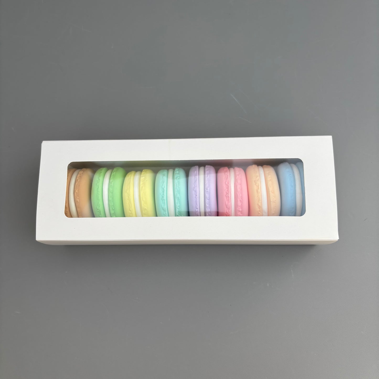 50PCS white macaron drawer box - small