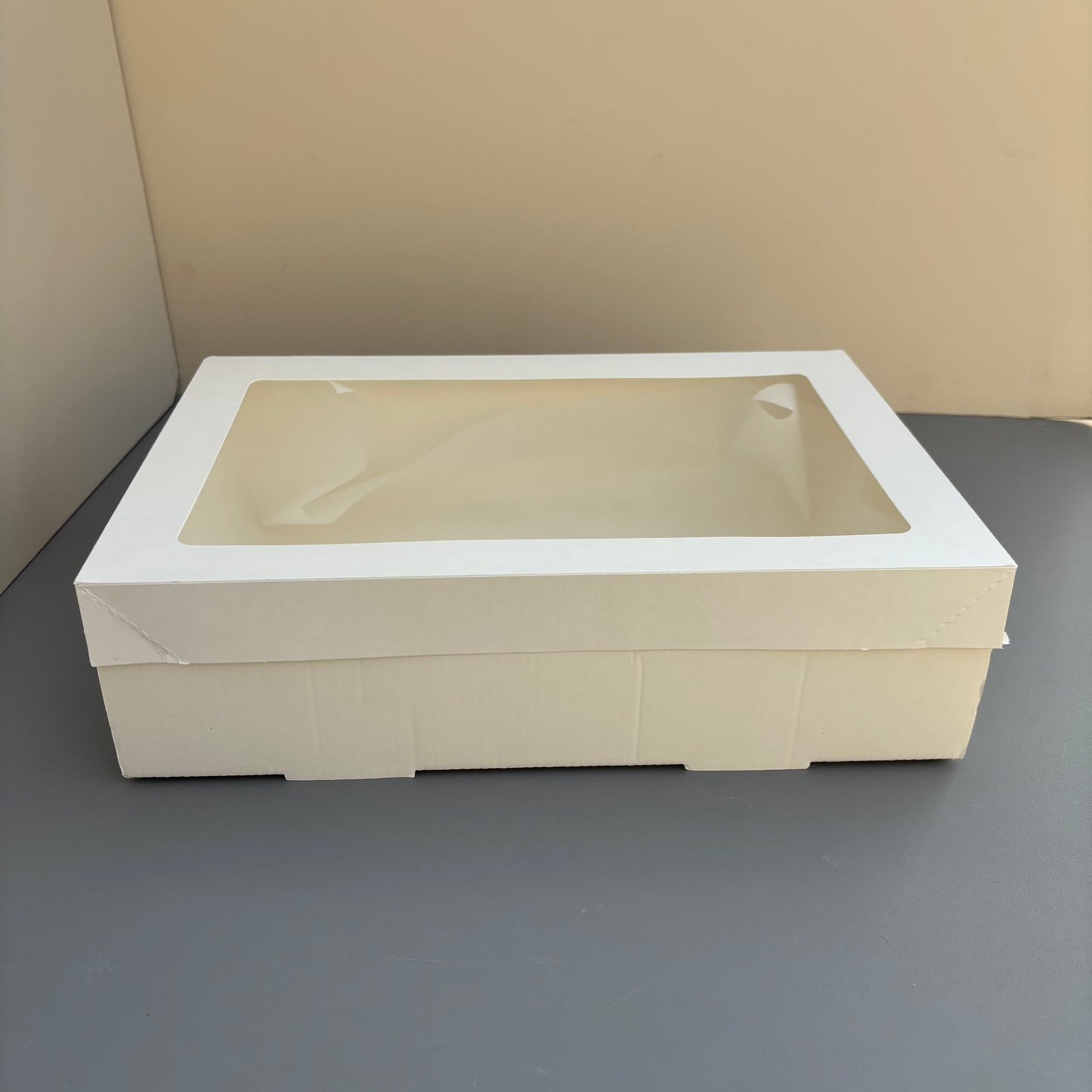 10PCS white paper card box with window for charcuterie