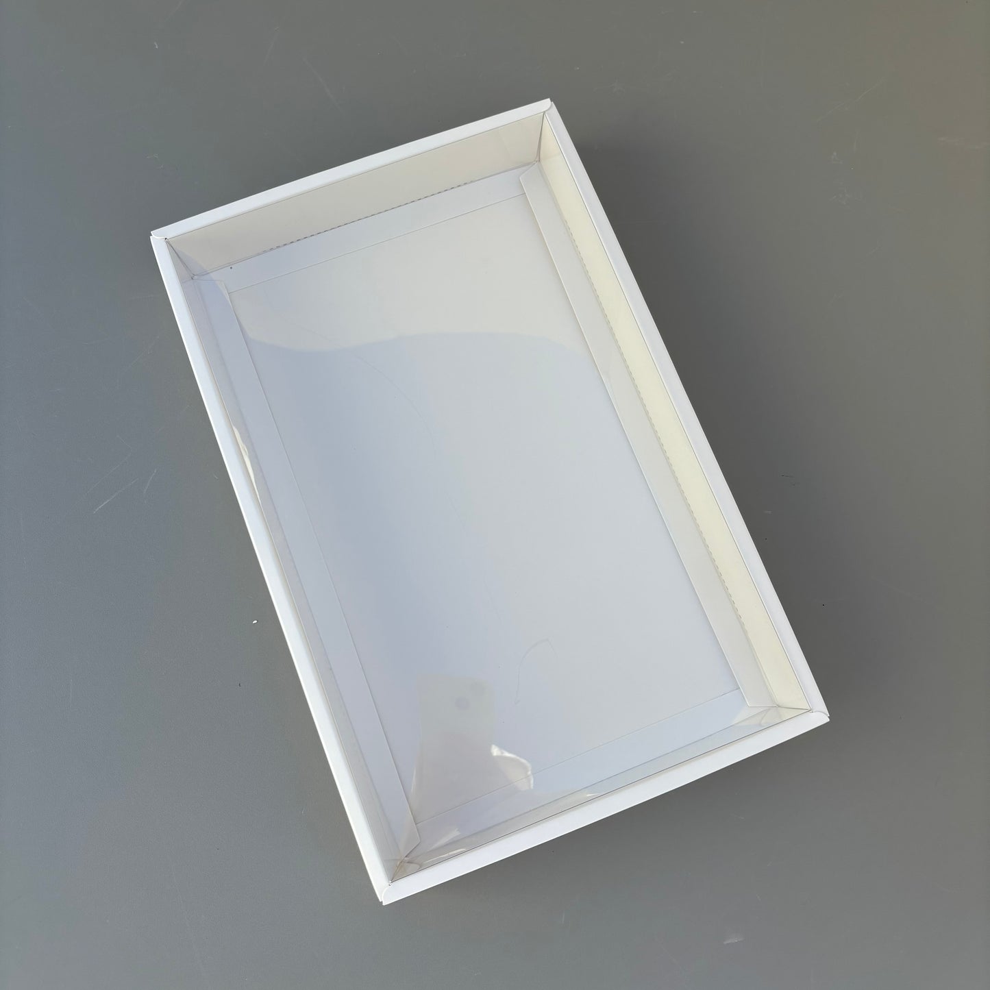 10PCS strawberry & cookies & chocolate paper base box with clear lid