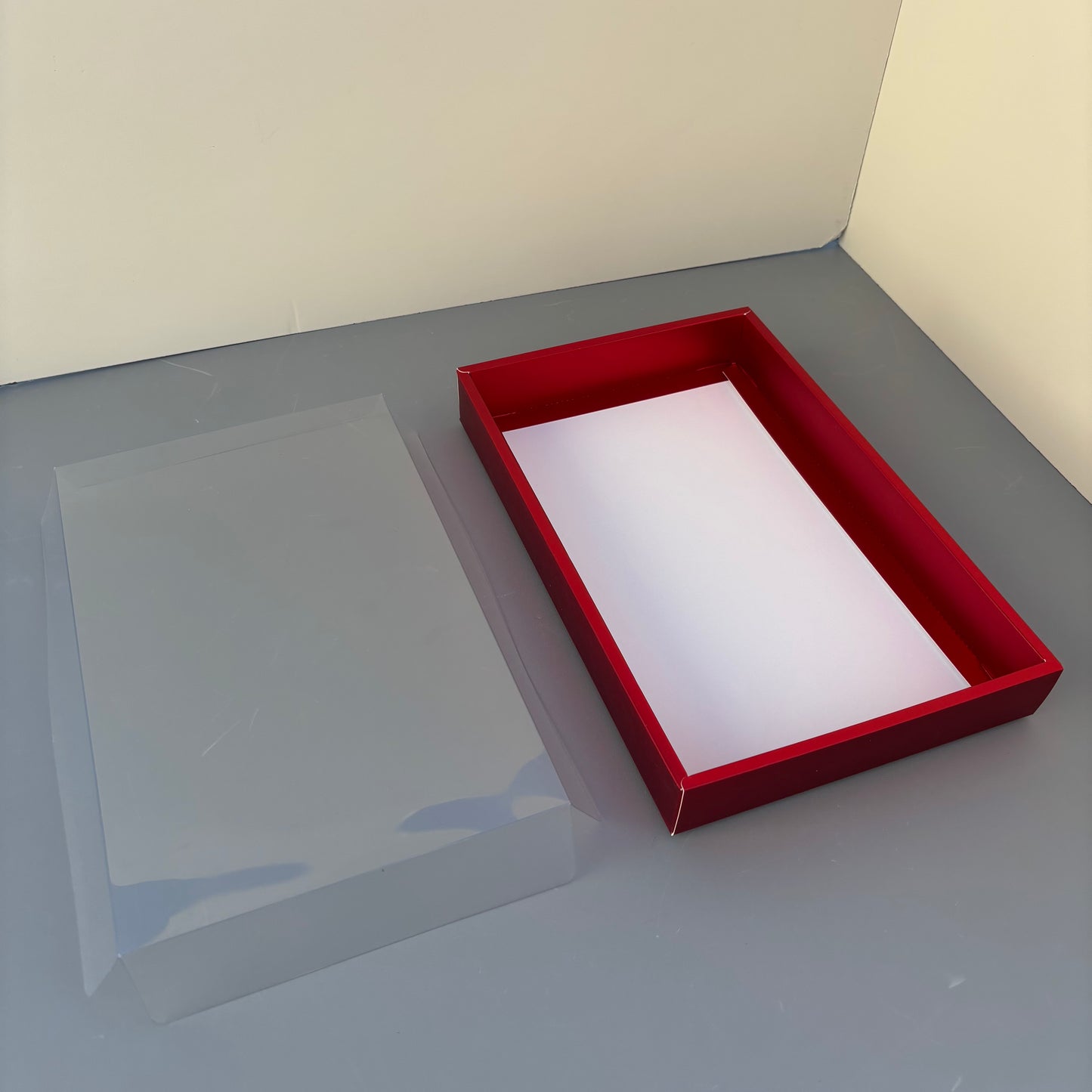 10PCS strawberry & cookies & chocolate paper base box with clear lid