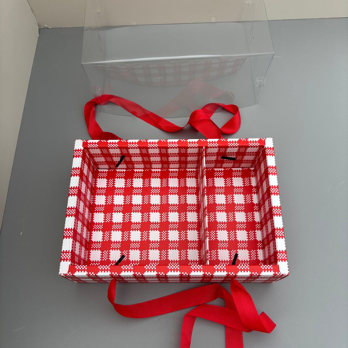 10PCS Christmas Cookies & Cake Base Box and Clear Lid