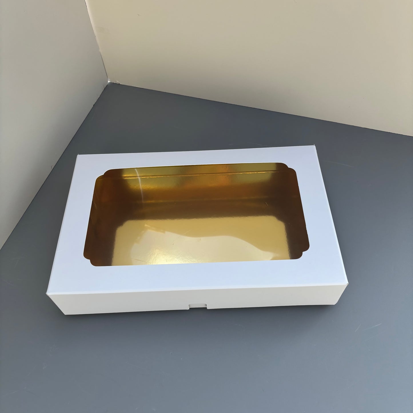 10PCS Gold Inside Pastry Paper Box