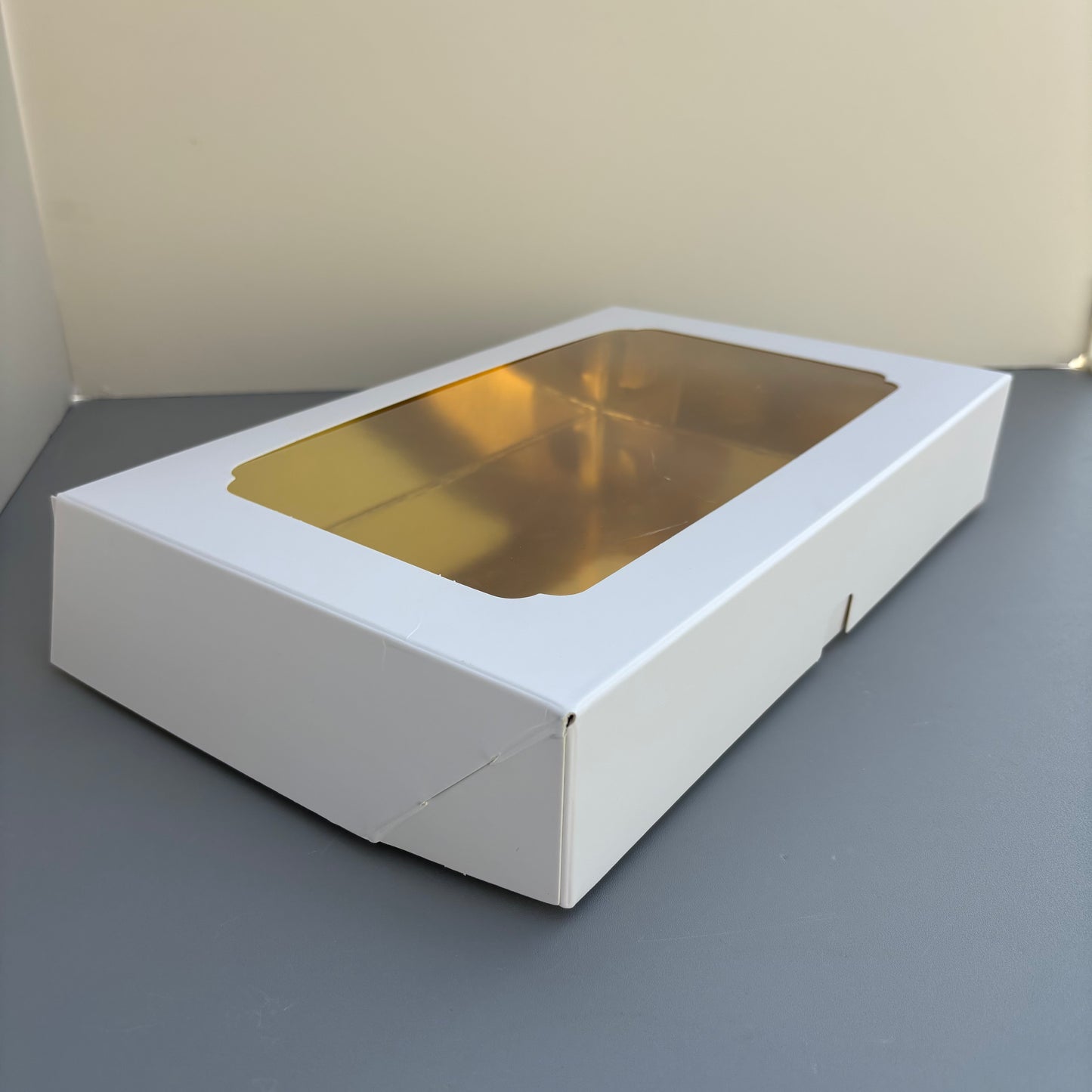 10PCS Gold Inside Pastry Paper Box