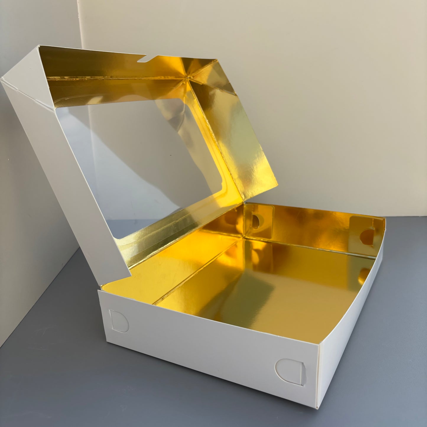 10PCS Gold Inside Pastry Paper Box