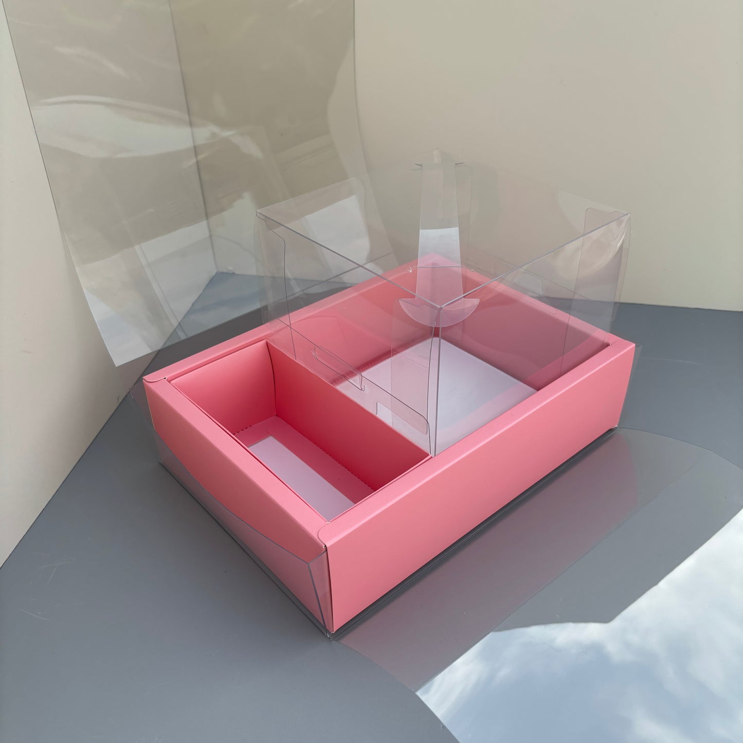 5PCS Pink Flower & Cake Box
