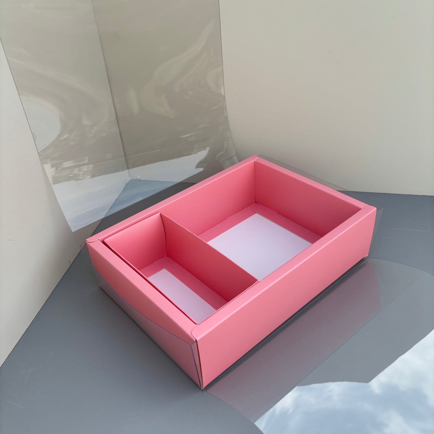 5PCS Pink Flower & Cake Box