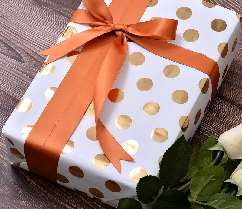 Yellow & Orange Series Double Face Satin Ribbon