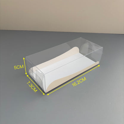 50PCS Clear Single Cakesicle Box with Paper Insert