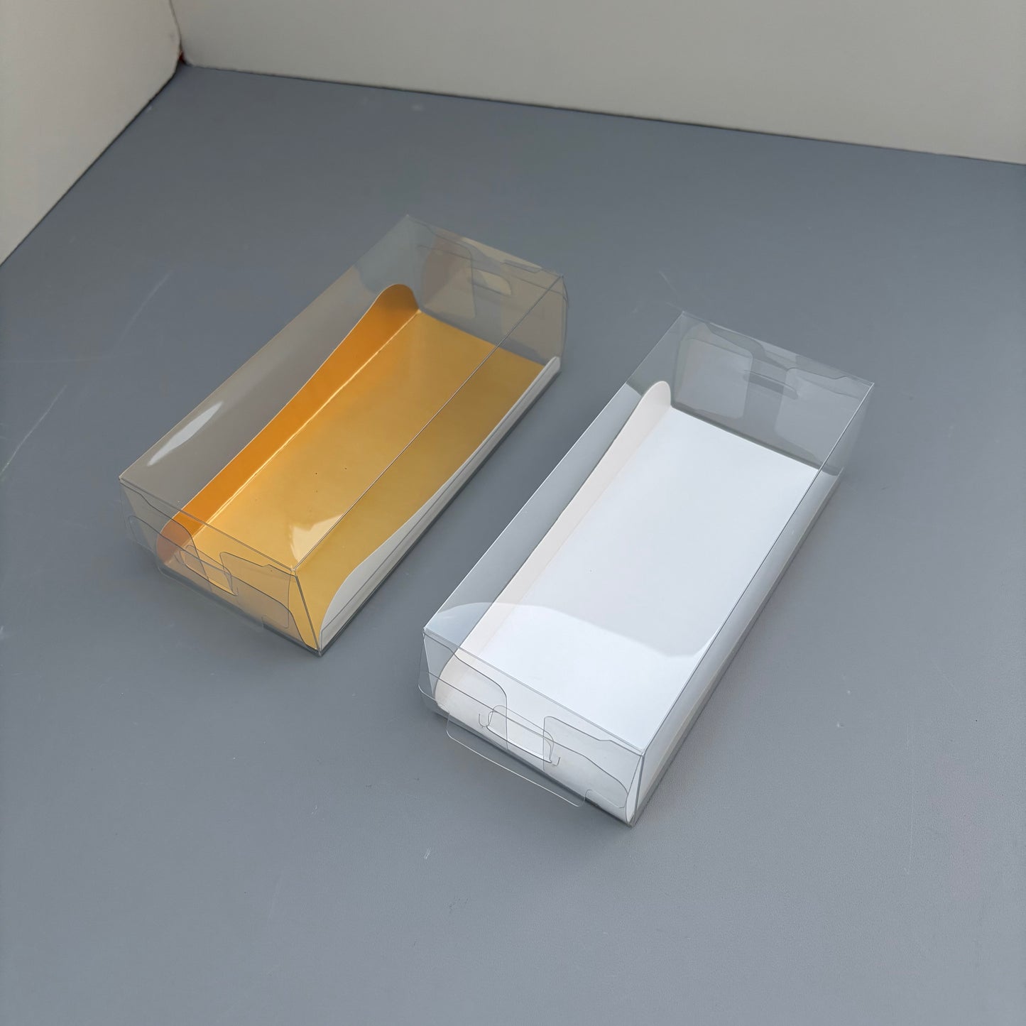 50PCS Clear Single Cakesicle Box with Paper Insert
