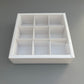 10PCS 9-strawberries White Paper Box with Clear Sleeve