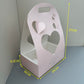 5 Boxes Pink Butterfly & Heart Cake Flower Box