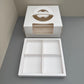 20PCS 4-compartments mini cake box