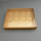 10PCS Gold 12-chocolates Paper Box with Clear Lid and Clear Insert