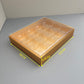 10PCS Gold 12-chocolates Paper Box with Clear Lid and Clear Insert